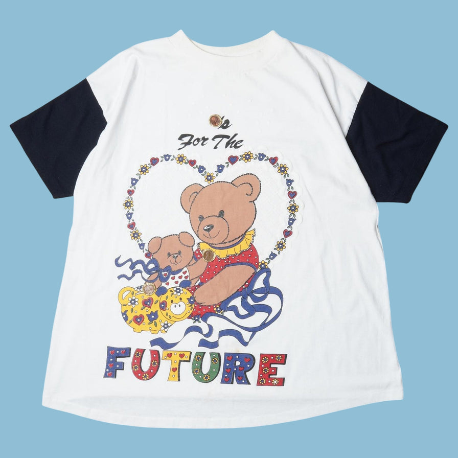Vintage 90s Teddy Bears For The Future T-Shirt - M