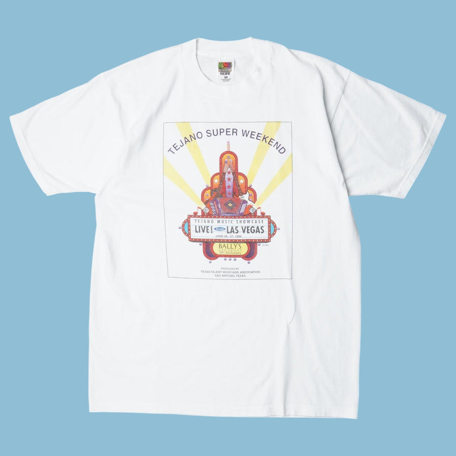 Vintage 90s Tejano Super Weekend Las Vegas T-Shirt - L