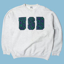Vintage 90s USD Plaid Sweater - L