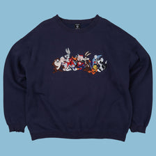 Pull Vintage Années 90 Warner Bros Looney Tunes - Taille L
