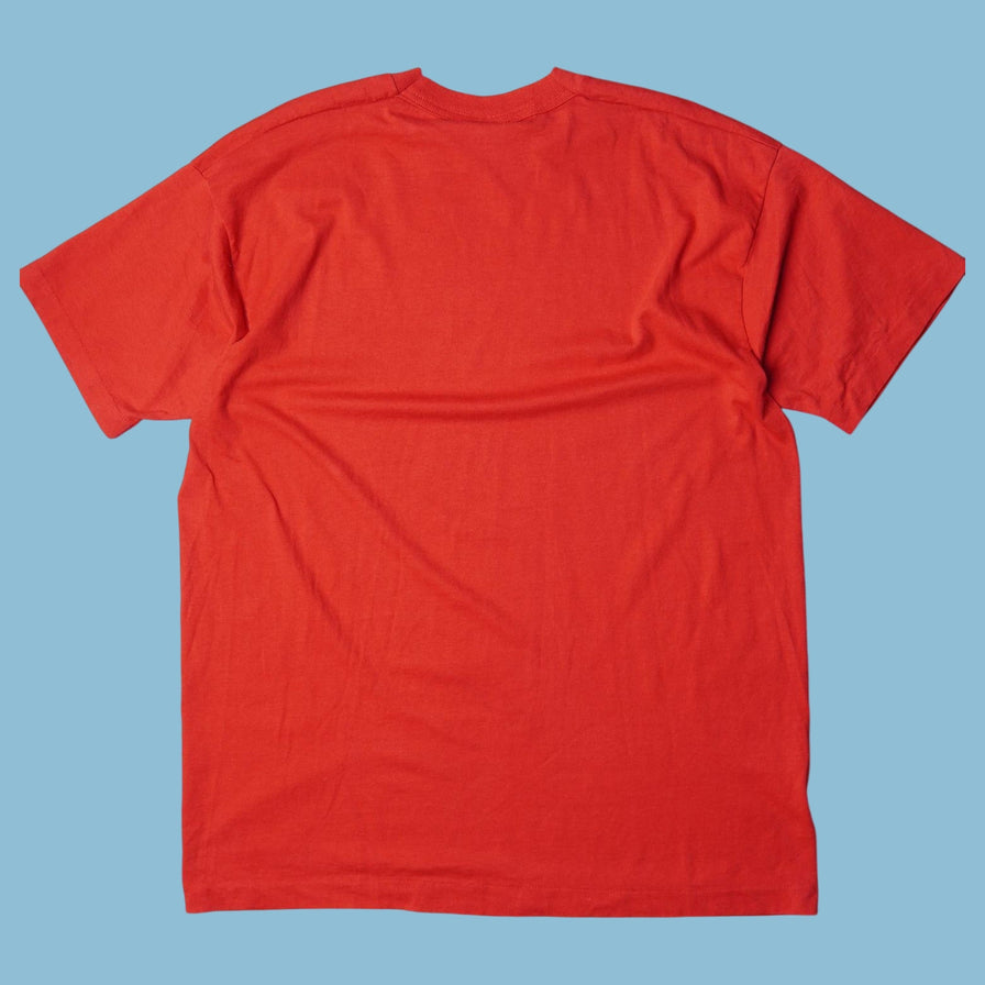 Vintage 90s Who Cares! Grafik T-Shirt - L