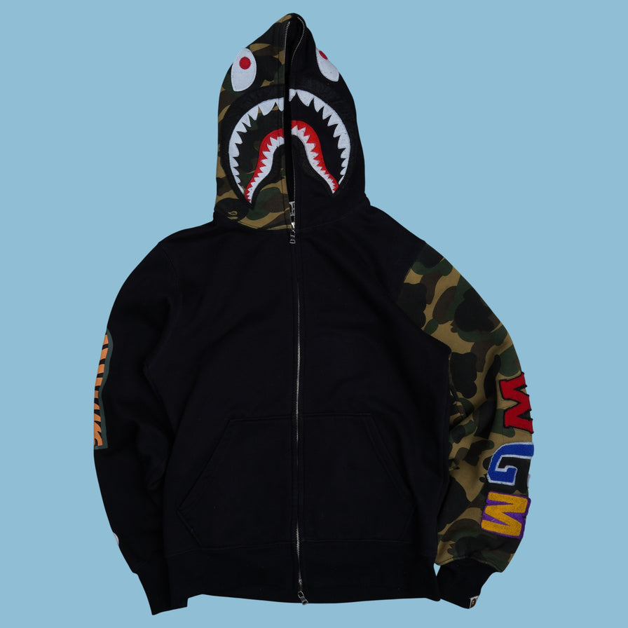 Vintage A Bathing Ape BAPE 1st Camo Zip Hoodie - M - NFF Vintage