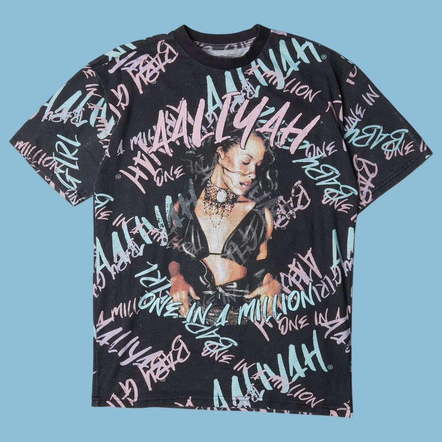 Vintage Aaliyah One In A Million T-Shirt - M