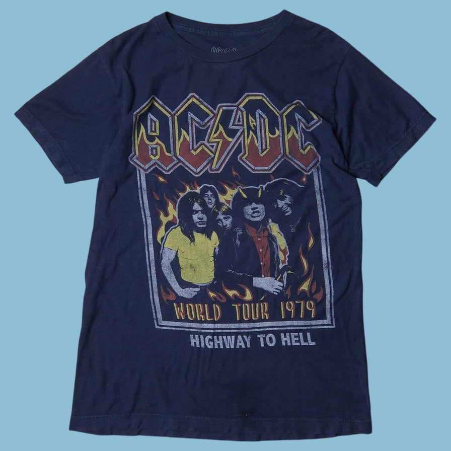 Vintage ACDC 70s Highway to Hell World Tour T-Shirt - S