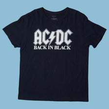 Vintage ACDC Back in Black T-Shirt - L