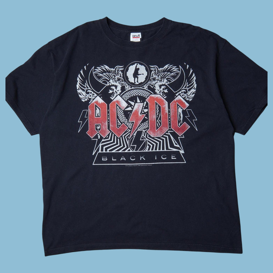 Vintage ACDC Black Ice T-Shirt - 2XL