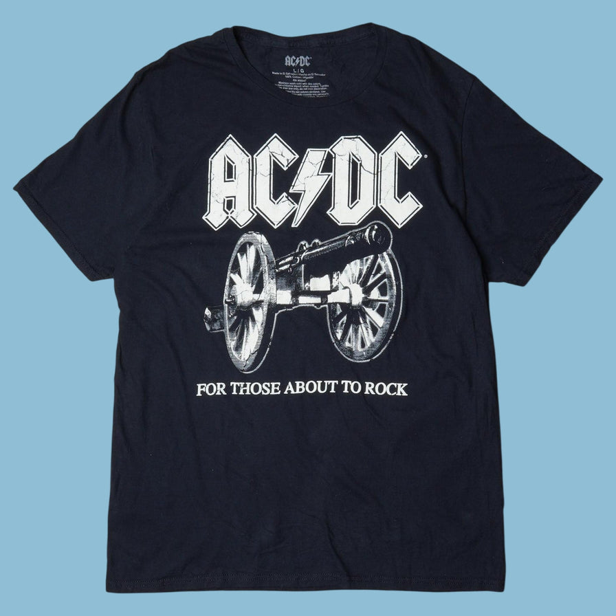 Vintage ACDC For Those About To Rock T-Shirt - L