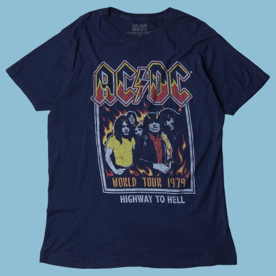 Vintage ACDC Highway to Hell World Tour 1979 T-Shirt - L