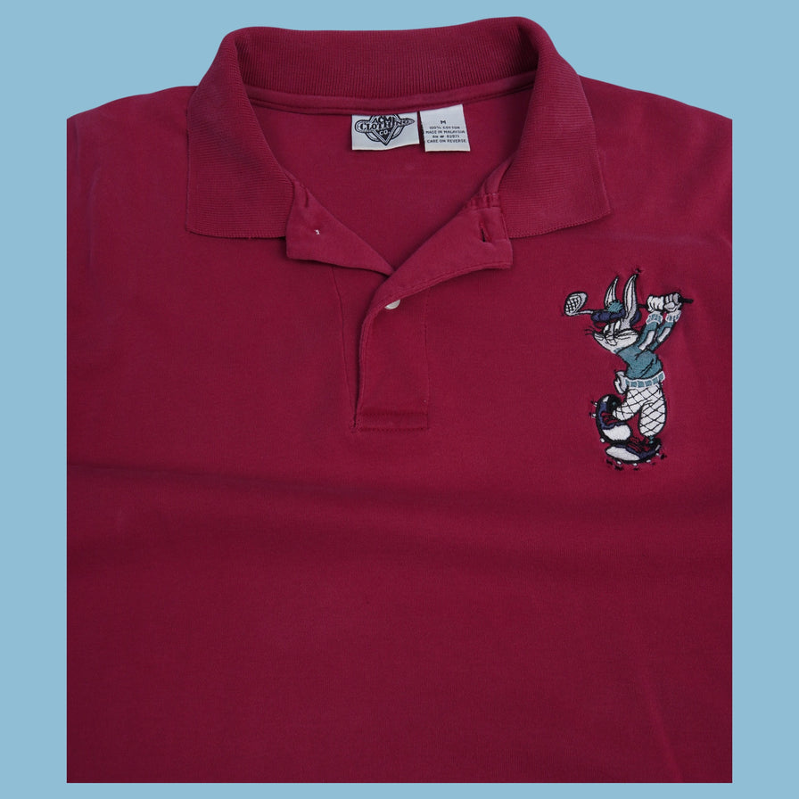 Vintage 90s Acme Clothing Bugs Bunny Poloshirt - M - NFF Vintage