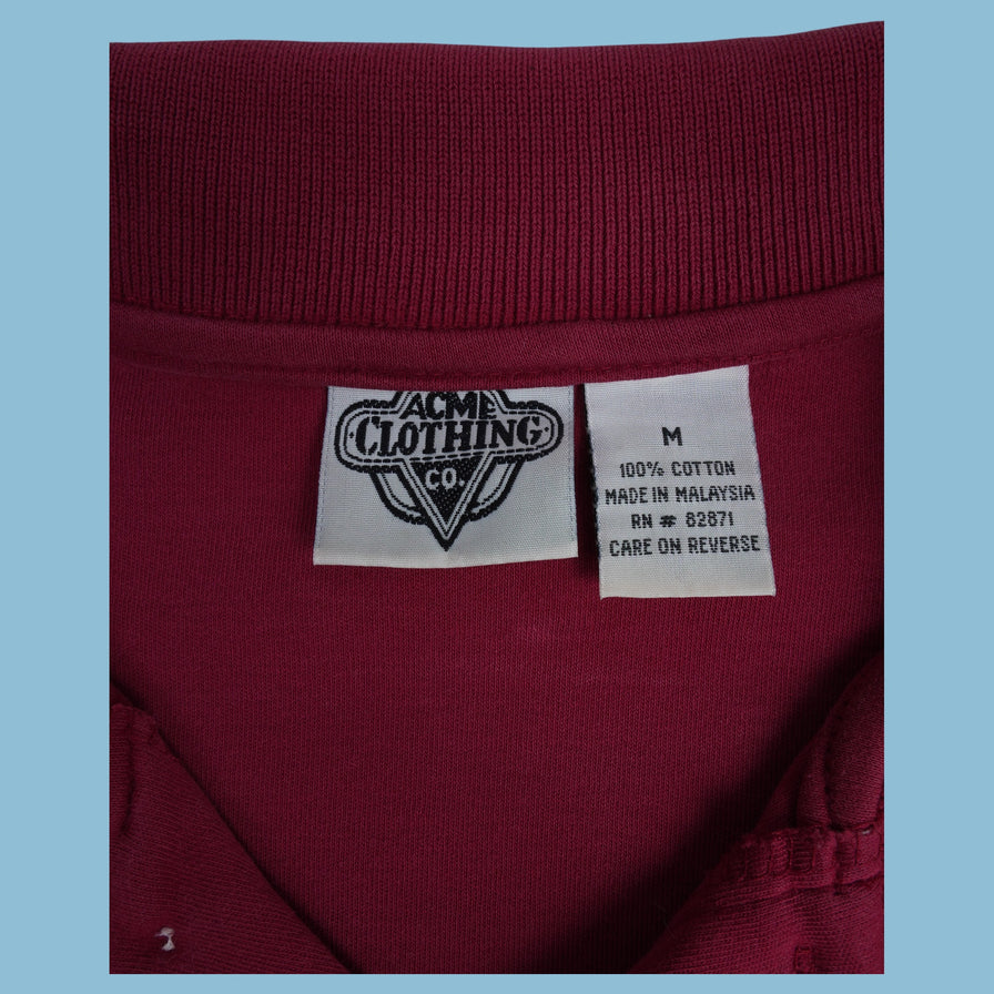 Vintage 90s Acme Clothing Bugs Bunny Poloshirt - M - NFF Vintage