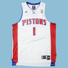 Vintage NBA Adidas 2000s Detroit Pistons #1 Jersey - L
