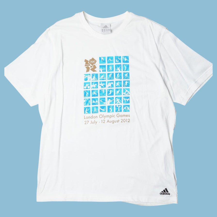 Vintage Adidas 2000s London Olympic Games 2012 T-Shirt - XL