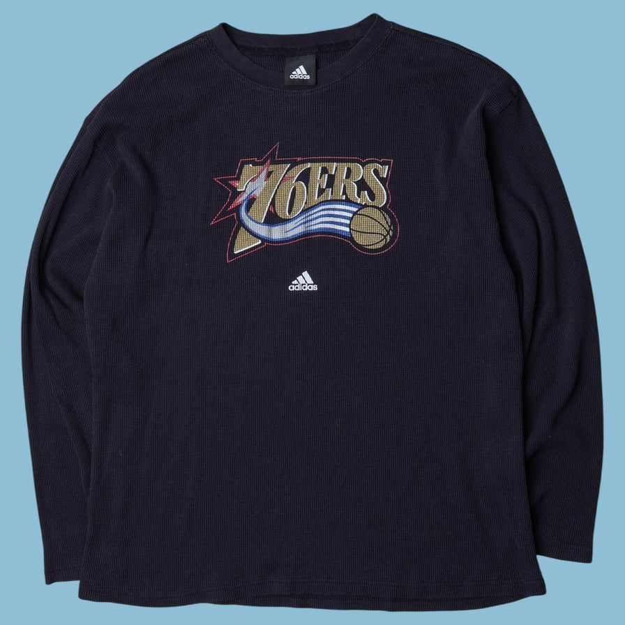 Vintage Adidas 2000s Philadelphia 76ers NBA Longsleeve - XL
