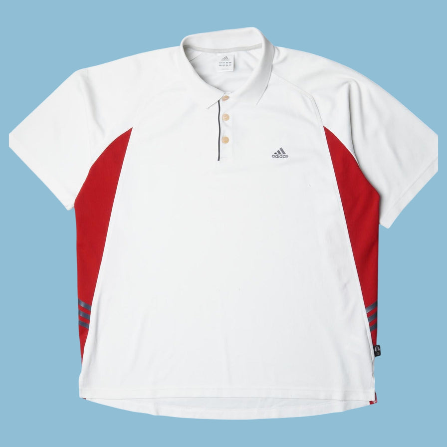 Vintage Adidas 2000s Polo T-Shirt - XL
