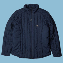 Vintage Adidas 2000s Puffer Jacke - M