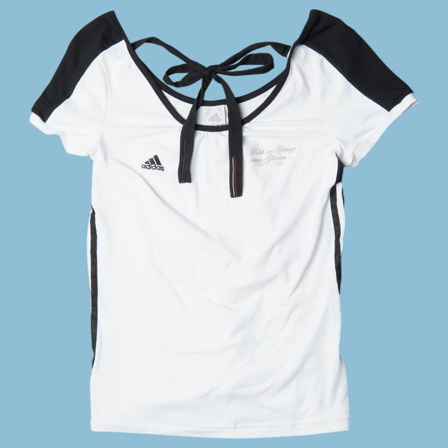 Vintage Adidas 2000s Schleifendetail T-Shirt - L