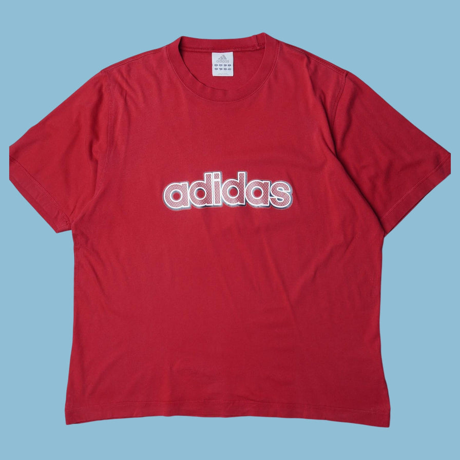 Vintage Adidas 2000s Spellout T-Shirt - XL