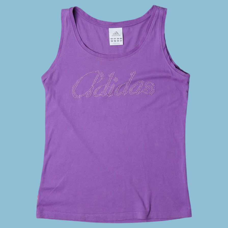 Vintage Adidas 2000s Strass Tank Top - M