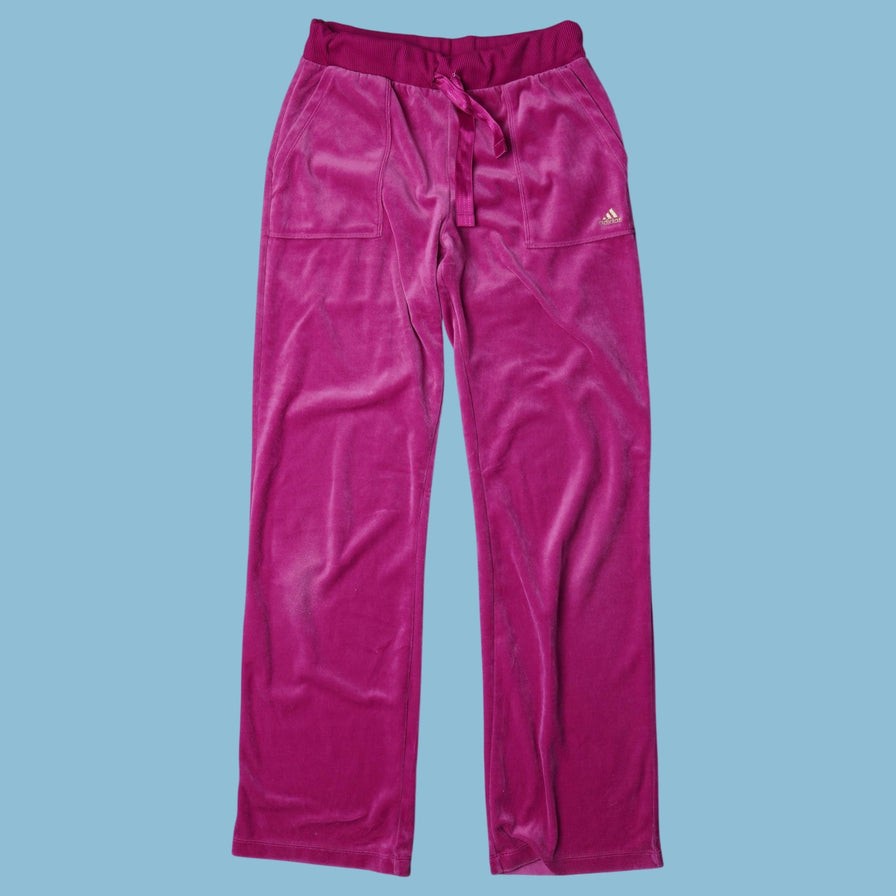 Vintage Adidas 2000s Velour Hose - XS