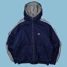 Vintage Adidas 2000s Windbreaker Jacket - XL