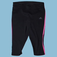 Vintage Adidas 3-Stripes Capri Hose - L
