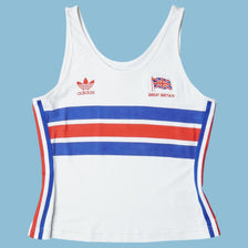 Vintage Adidas 80s Great Britain Tank Top - M