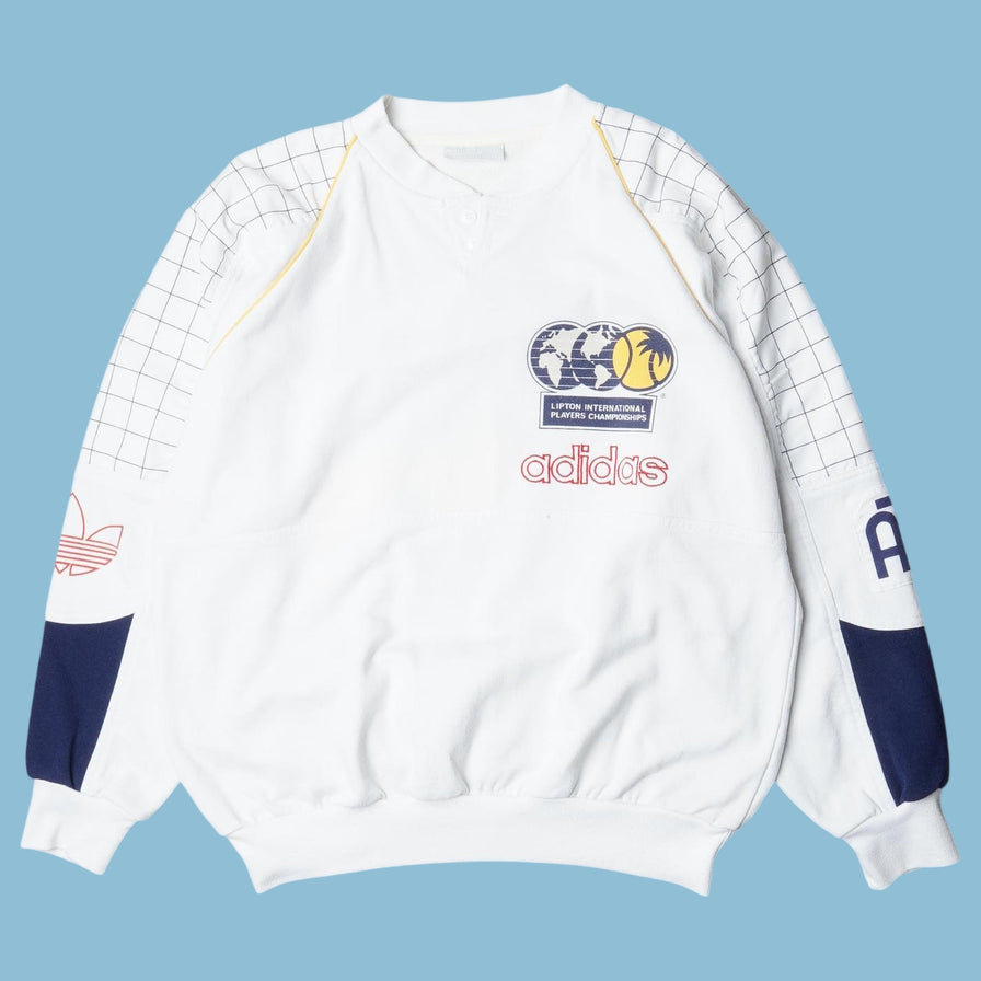 Vintage Adidas 80s Lipton International Players Championships Sweater - M