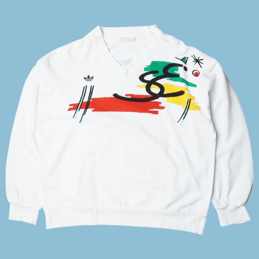 Vintage Adidas 80s Sweater - L