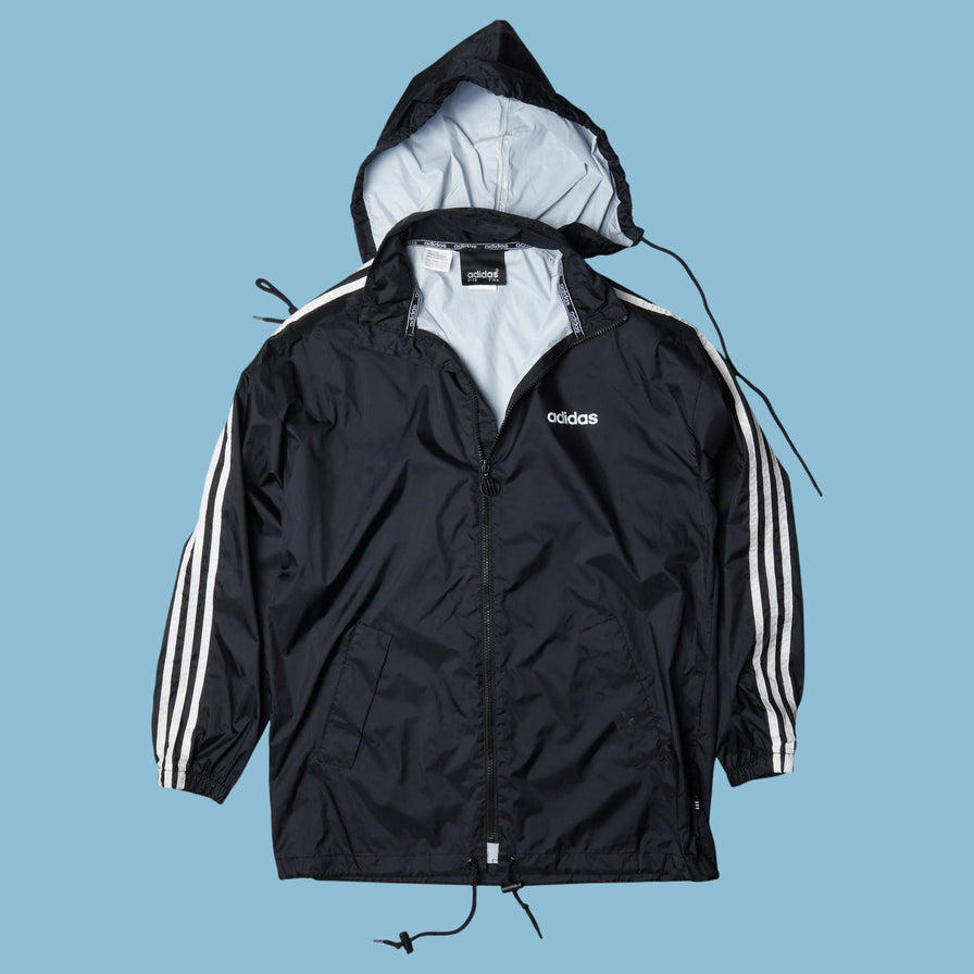 Vintage Adidas 90s 3-Stripes Windbreaker - M