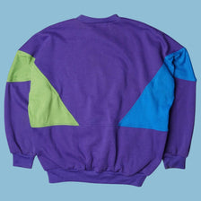 Vintage Adidas 90s Color Block Sweater - M