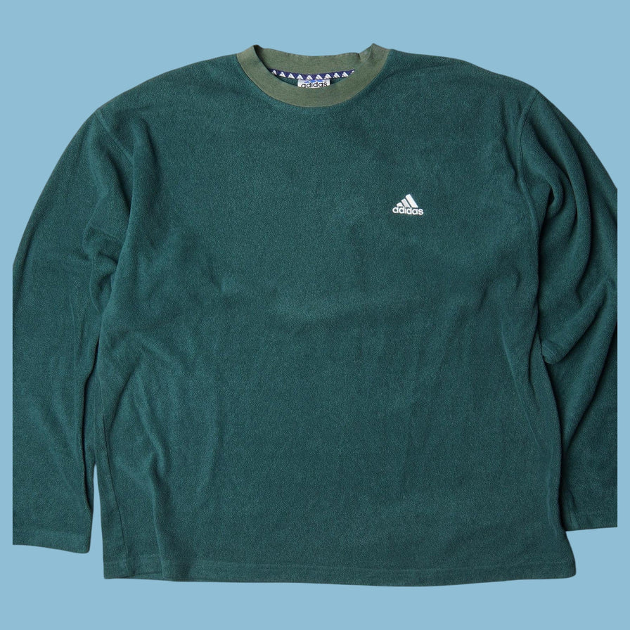 Vintage Adidas 90s Fleece Sweater - 2XL