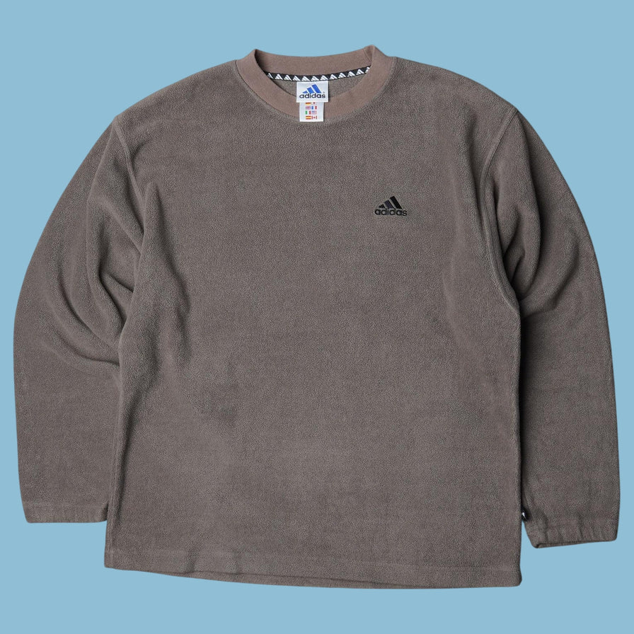Vintage Adidas 90s Fleece Sweater - M