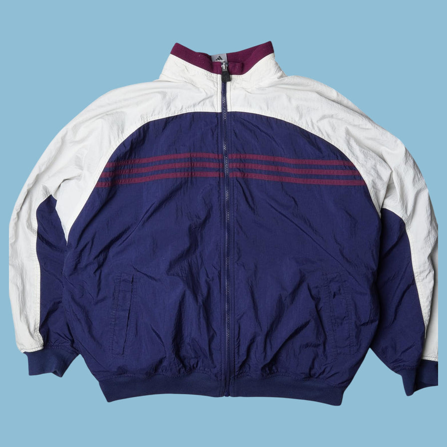Vintage Adidas 90s Reversible Jacke - XL
