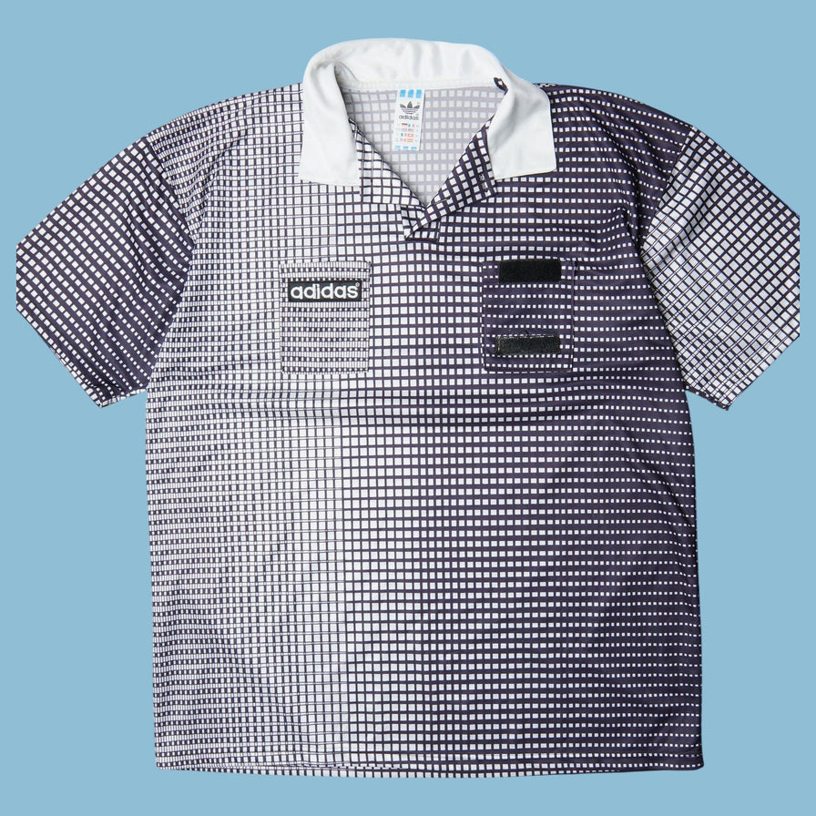 Vintage Adidas 90s Graphic Polo T-Shirt - XL