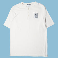 Vintage Adidas 90s Henley T-Shirt - 2XL