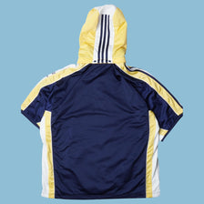 Vintage Adidas 90s Short Sleeve Track Jacket - XL