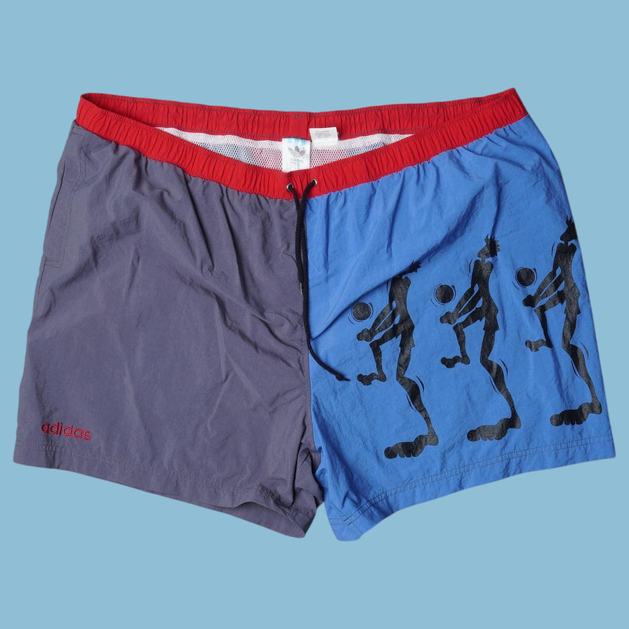 Vintage Adidas 90s Soccer Graphic Shorts - 2XL