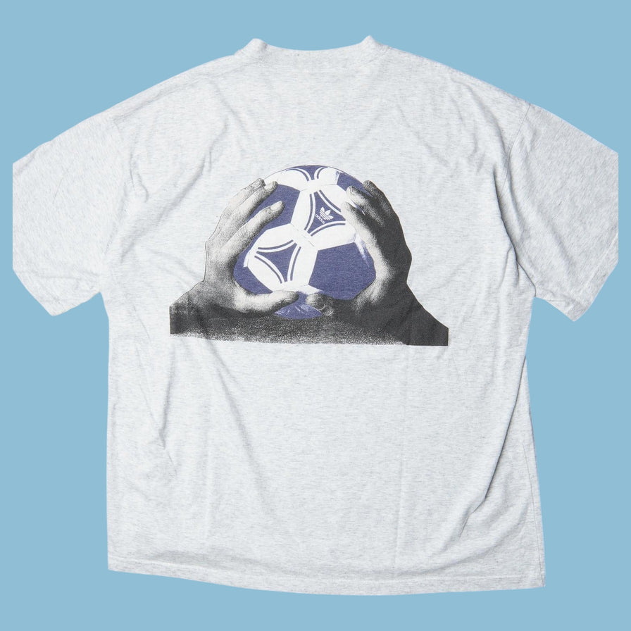 Vintage Adidas 90s Soccer T-Shirt - XL