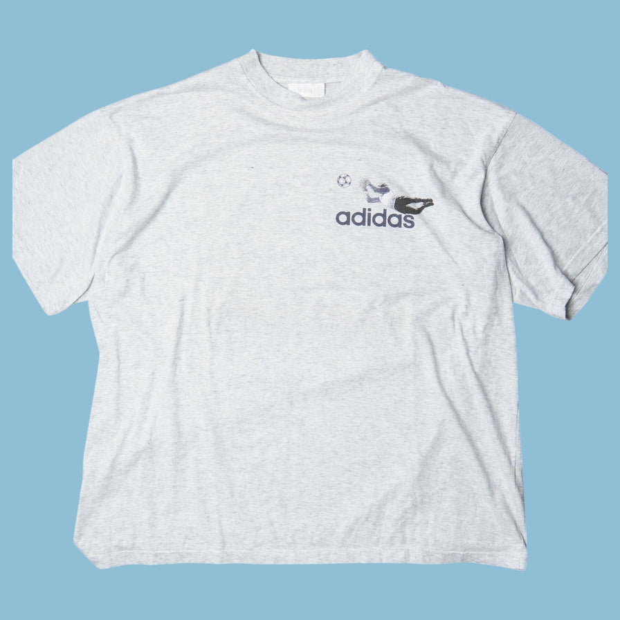 Vintage Adidas 90s Soccer T-Shirt - XL