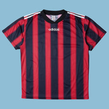 Vintage Adidas 90s Striped Jersey - L