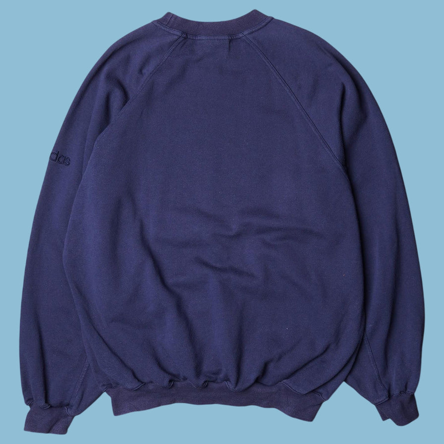 Vintage Adidas 90s Trefoil Sweater - M