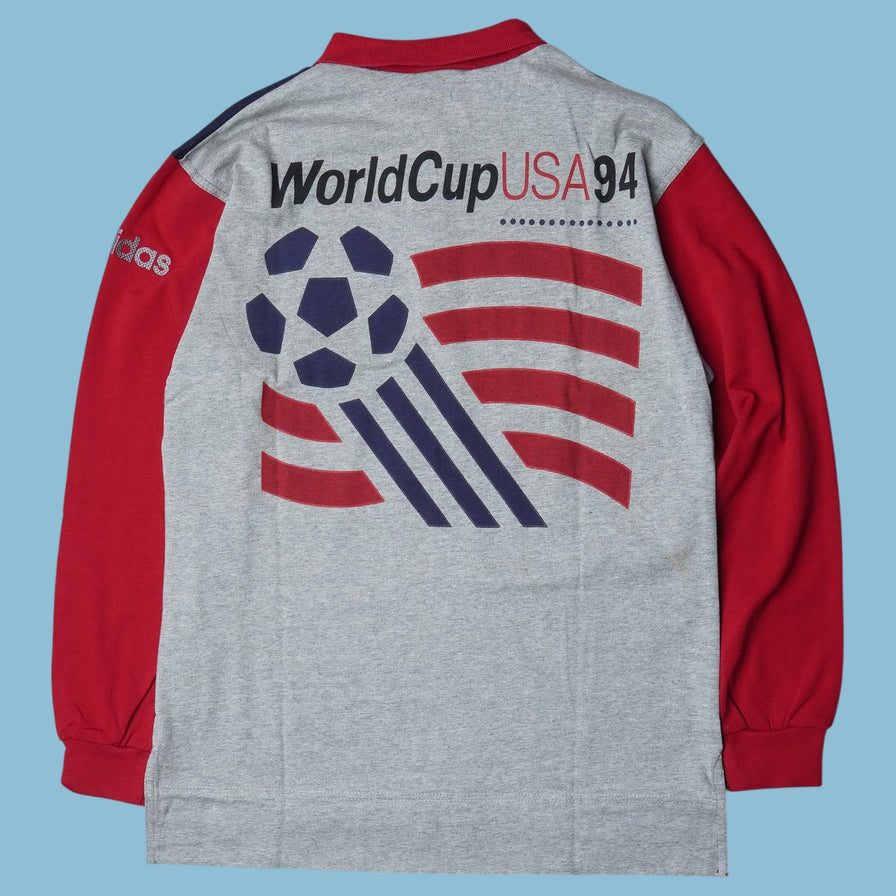 Vintage Adidas 90s World Cup USA 94 Longsleeve - XL