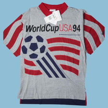 Vintage Adidas 90s World Cup USA 94 T-Shirt - L