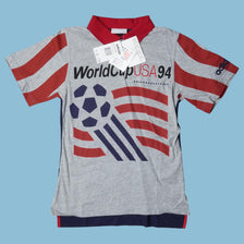Vintage Adidas 90s World Cup USA 94 T-Shirt - S