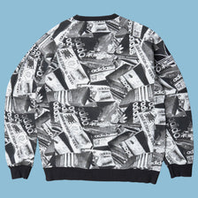 Vintage Adidas All Over Print Sweater - M
