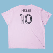 Vintage Adidas Inter Miami CF Messi #10 Jersey T-Shirt - XL