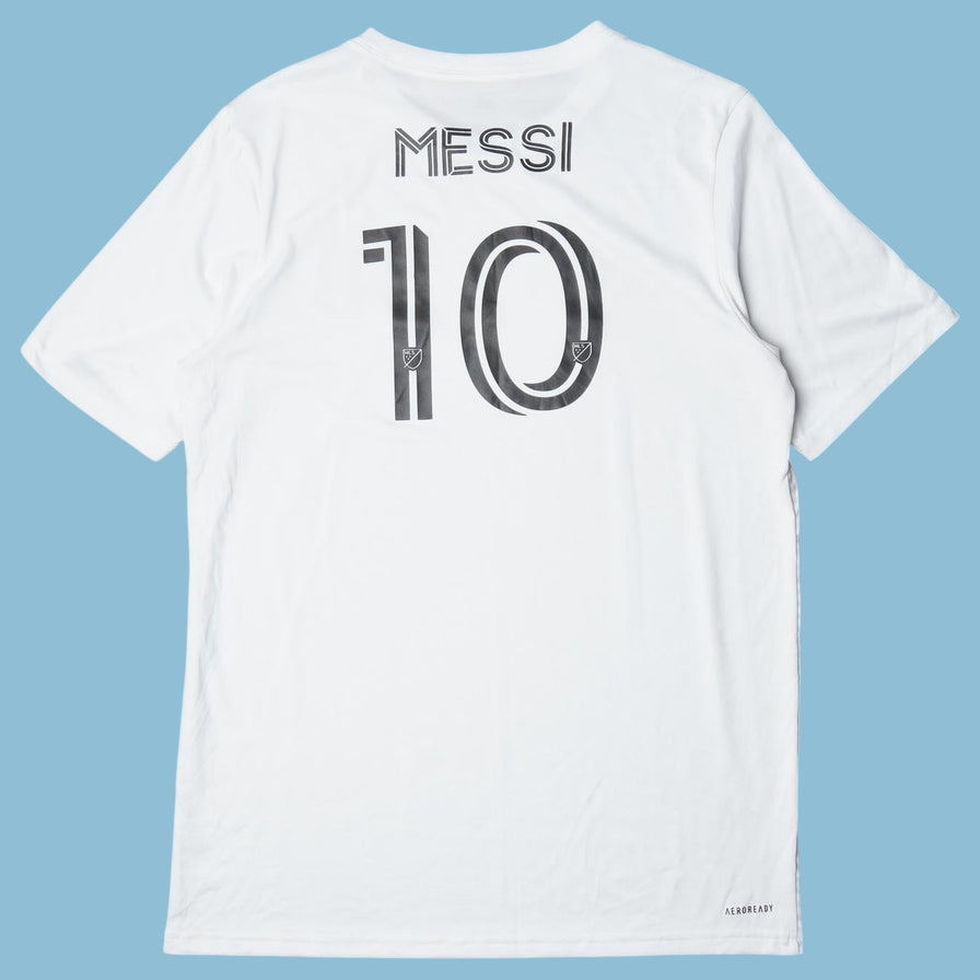 Vintage Adidas Inter Miami Messi #10 Trikot T-Shirt - XL