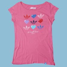 Vintage Adidas 90s It's All Love T-Shirt - M