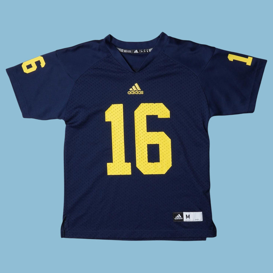 Vintage Adidas Michigan Wolverines #16 Jersey - M