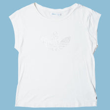 Vintage Adidas 90s Strass Logo T-Shirt - L